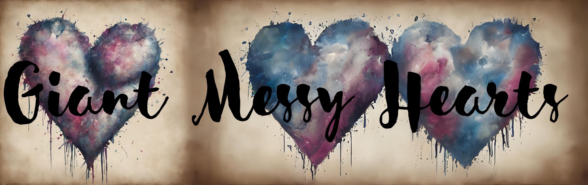 Giant Messy Hearts